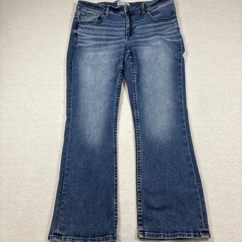 BKE Payton Universal Fit Mid-Rise Bootcut Jeans Women's Sz 31 Blue Stretch Denim